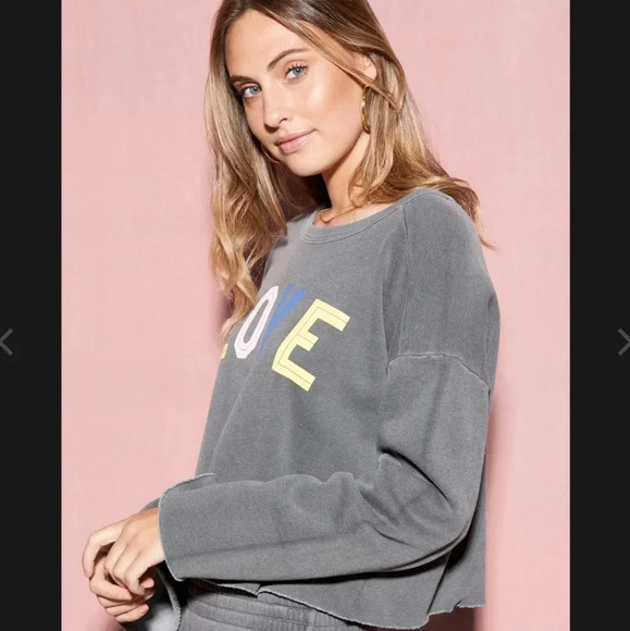 Nwot Wildfox the Flora sweatshirt. Size M - Picture 4 of 6